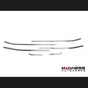 Jeep Renegade Door Trim - Side Window Molding Kit - Brushed Steel